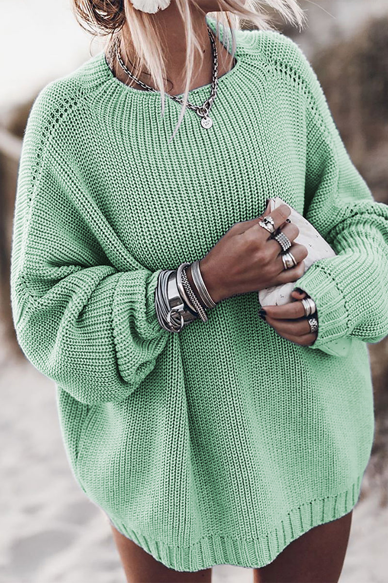 La Moda Mia - Oversized gebreide trui