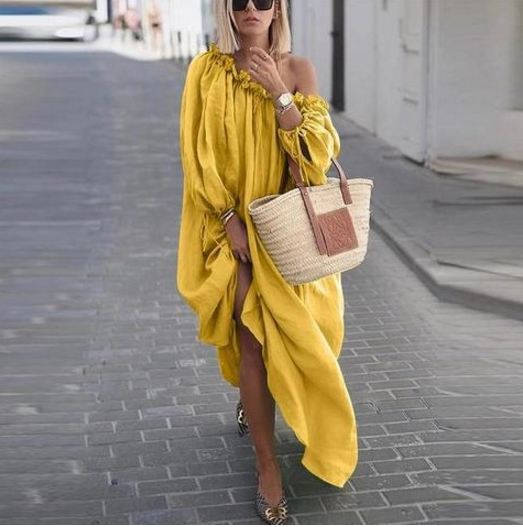 Off-Shoulder Zomerjurk