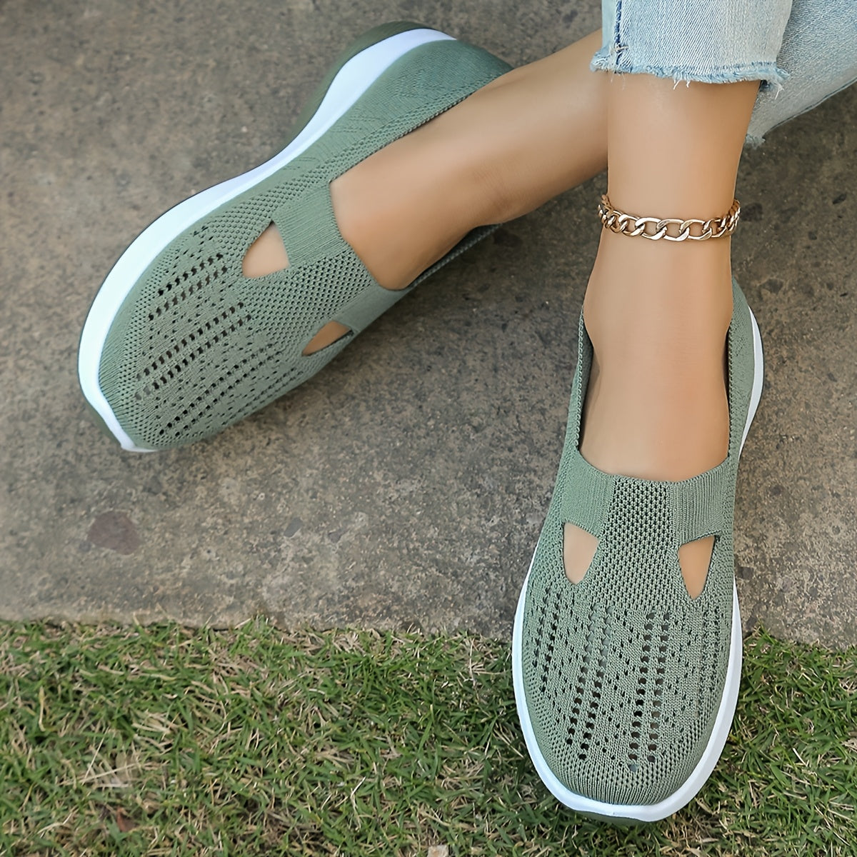 Mesh Instap Sneakers