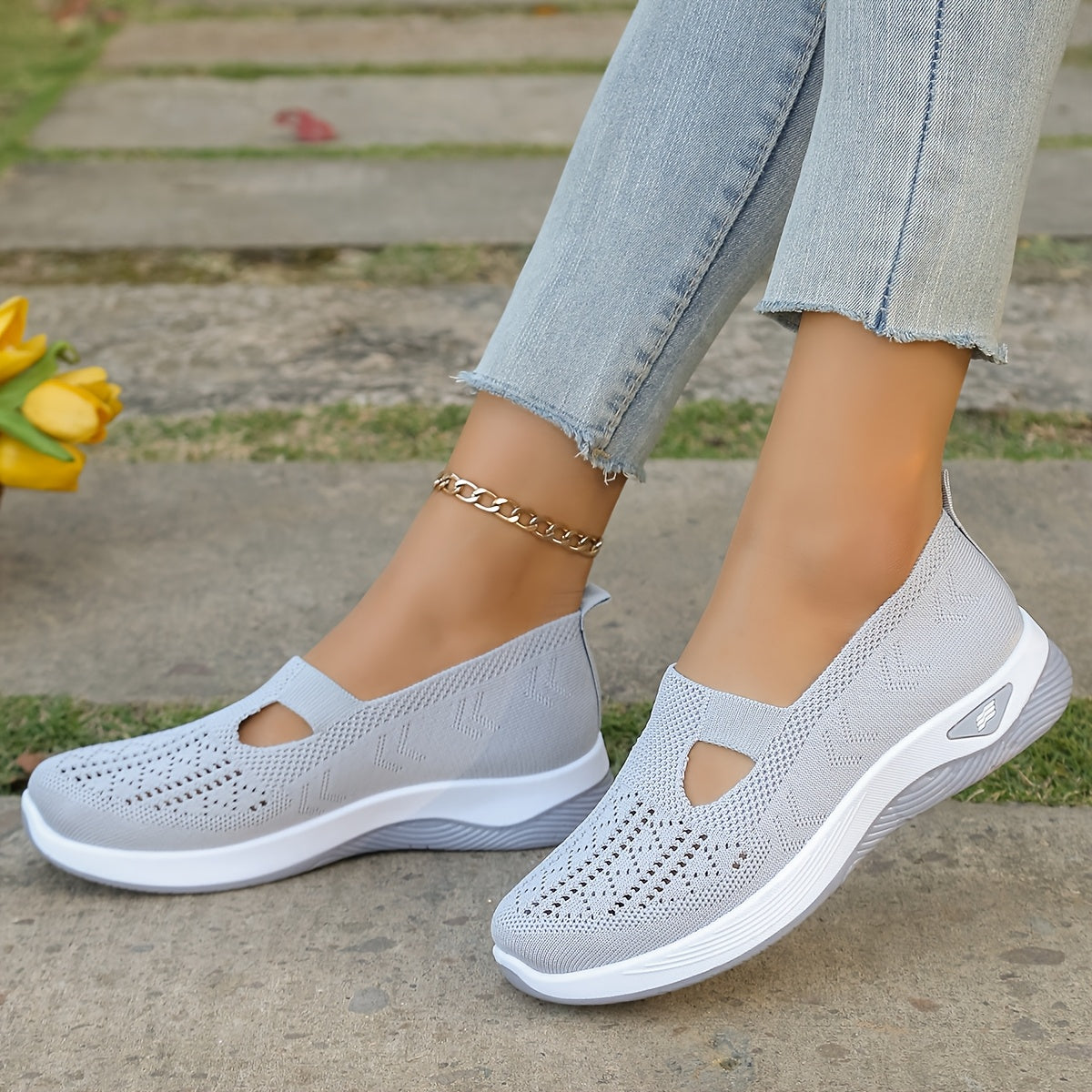 Mesh Instap Sneakers