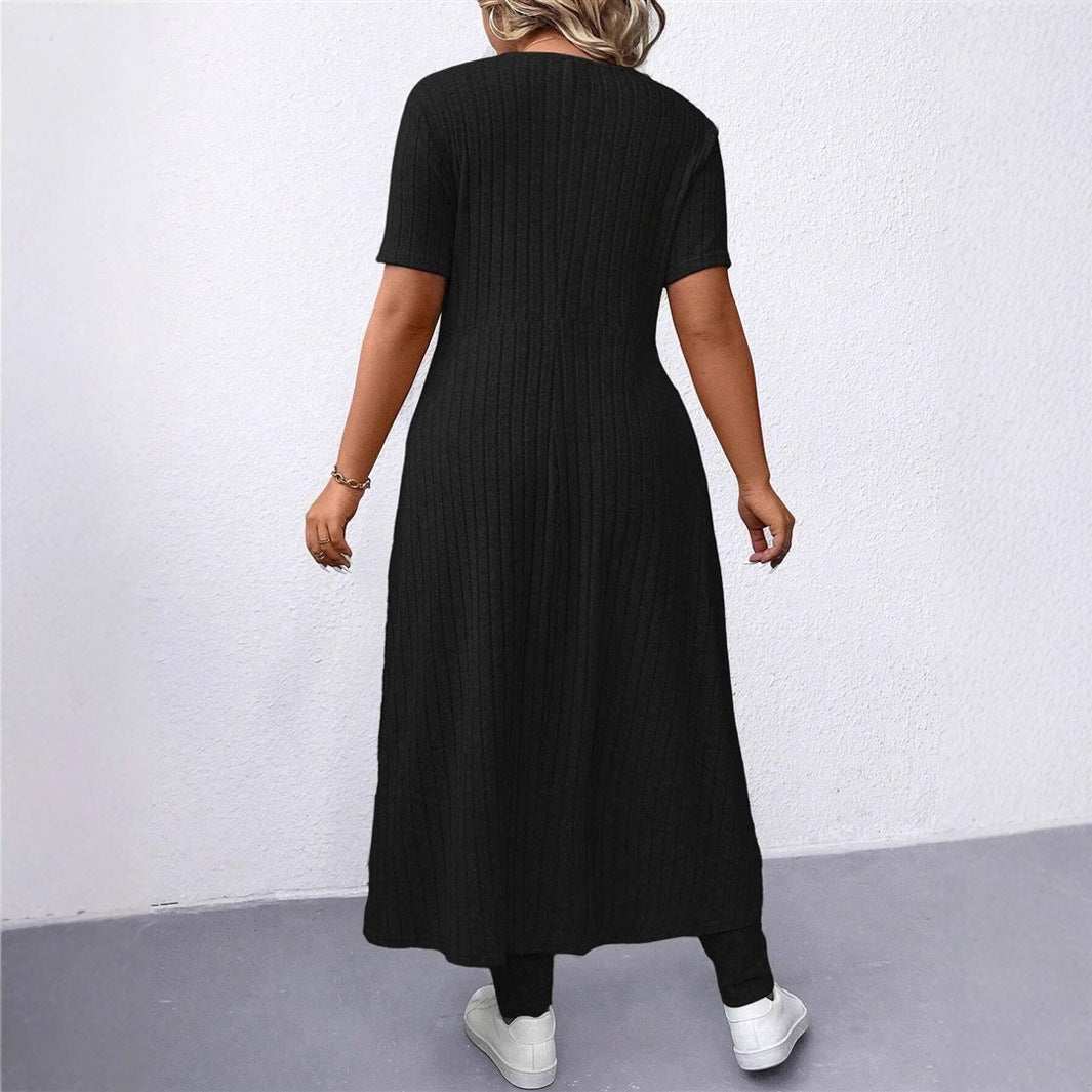 Ribgebreide Lounge Set