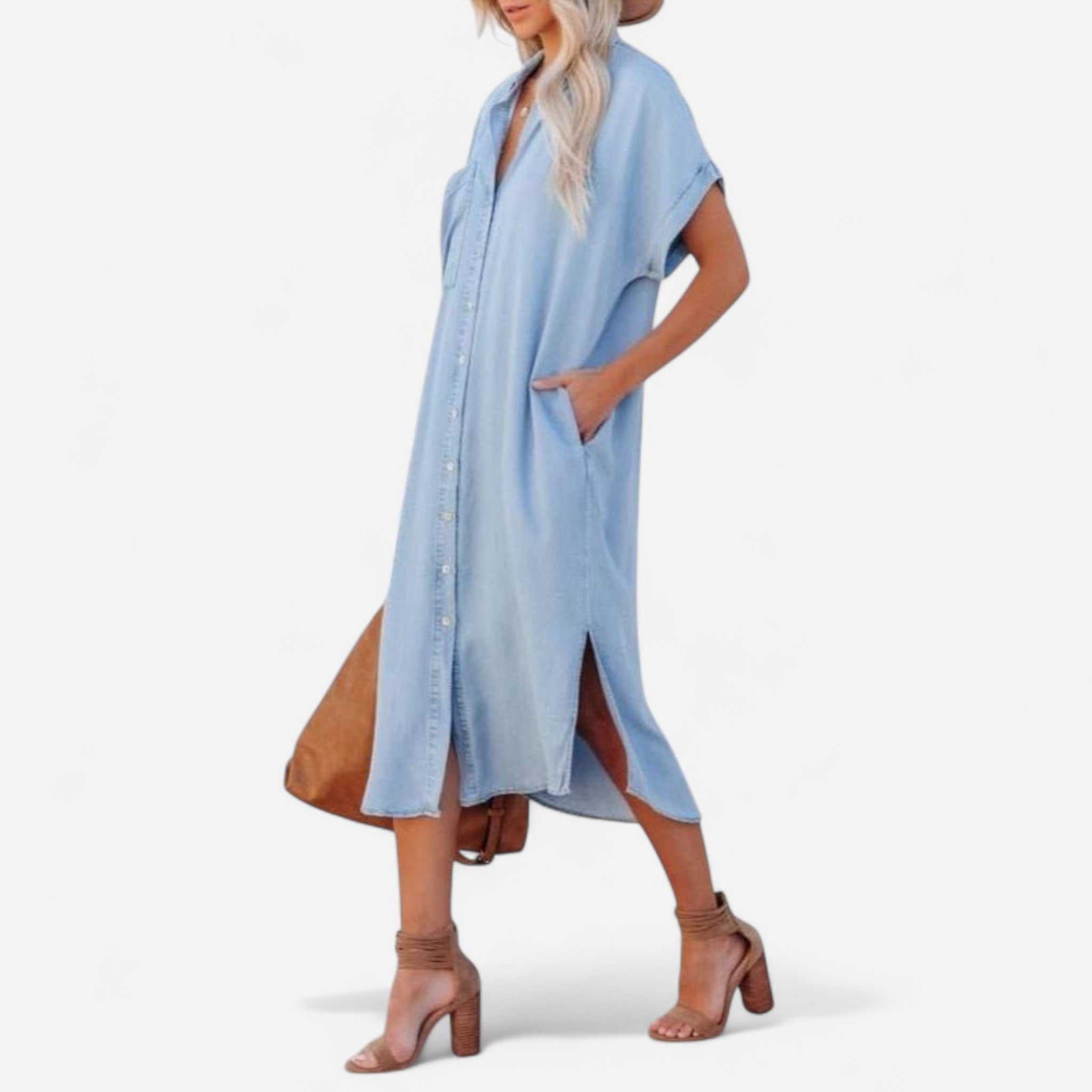 Robe Chemise en Denim