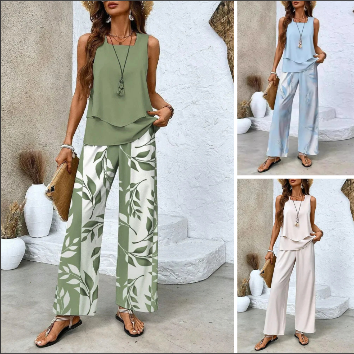 Allegra Zomers Tweedelig Setje