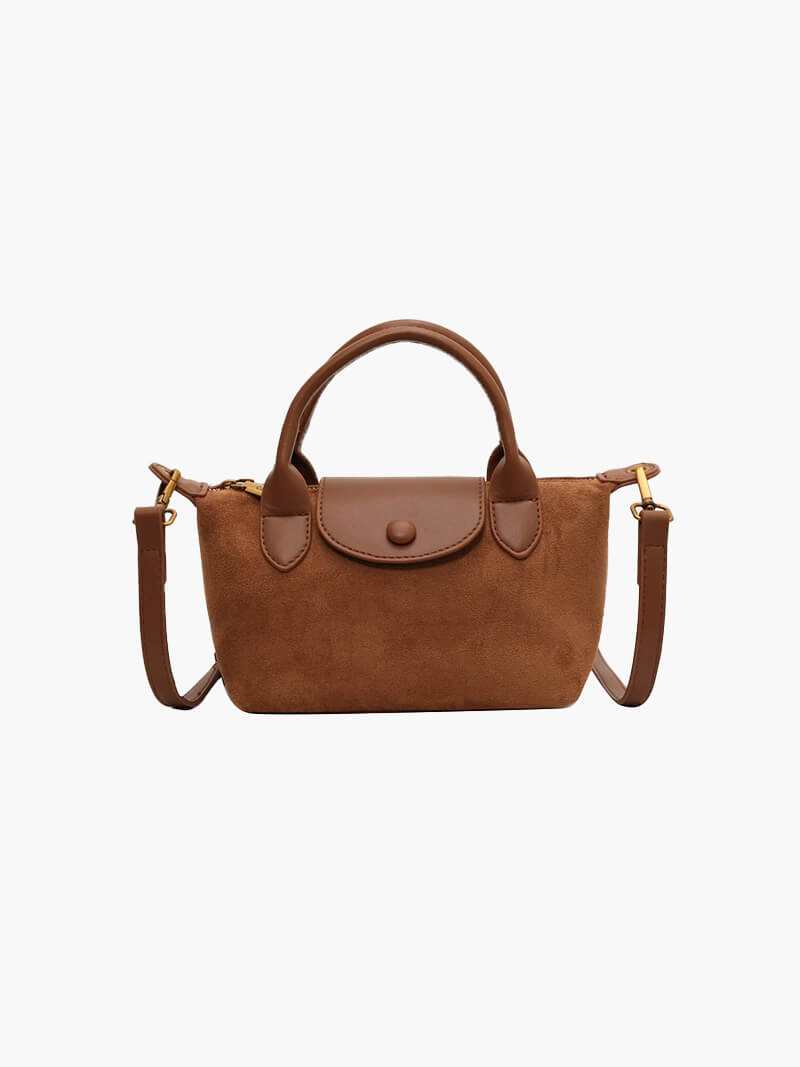 Mini Class – Suède Crossbody Handtas
