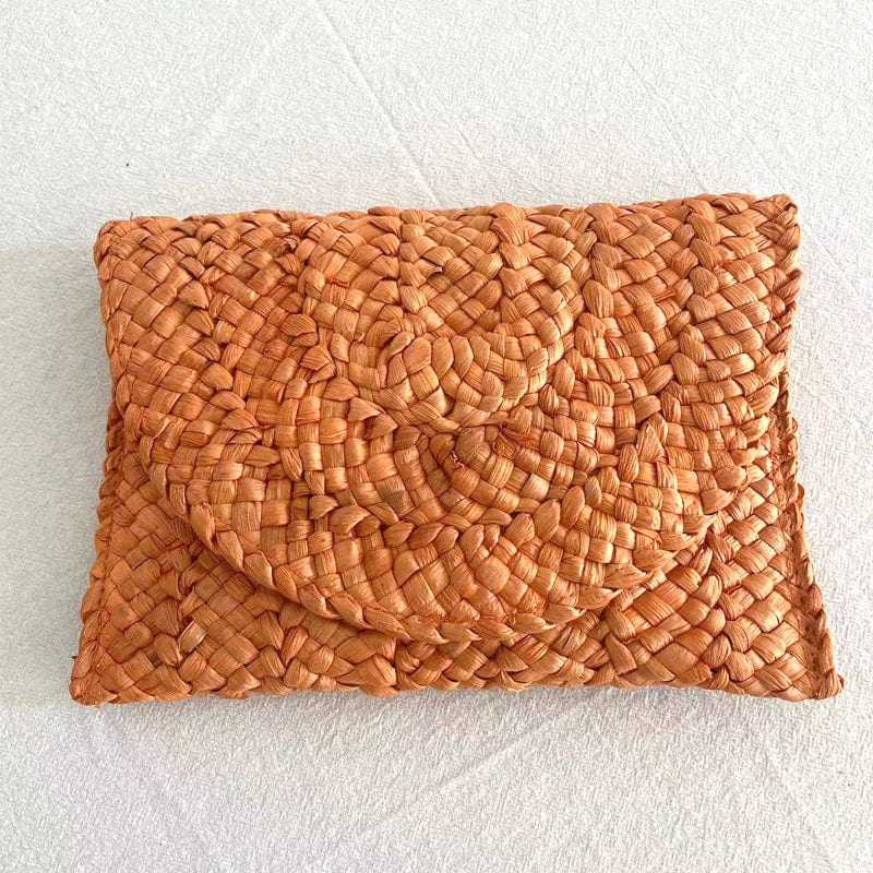Natuurlijke Rieten Clutch