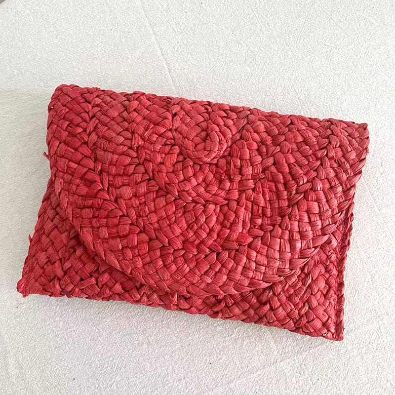 Natuurlijke Rieten Clutch