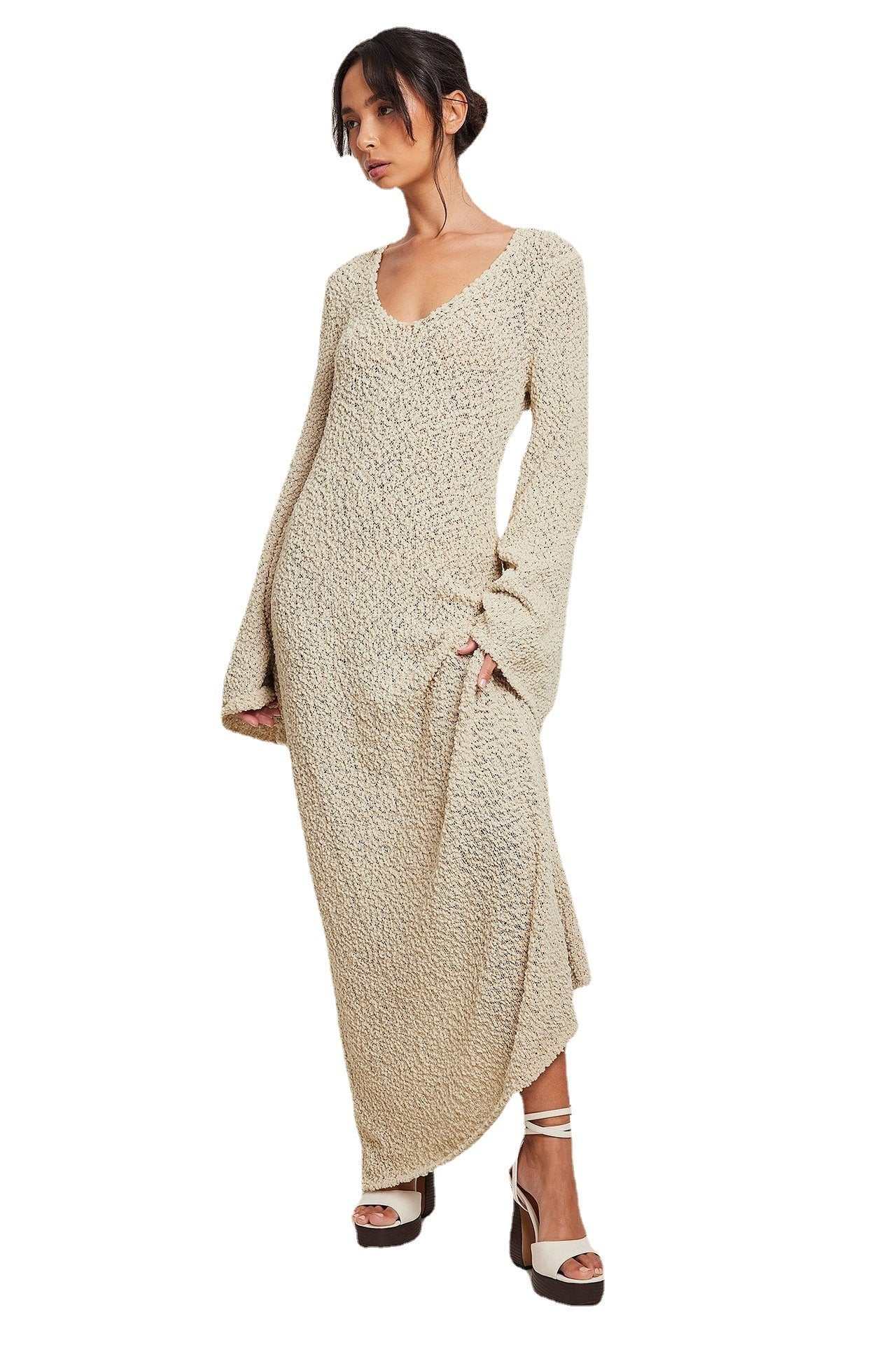 Soft Sand maxi-jurk