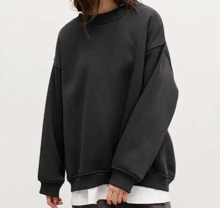Casual chic oversized sweater for women
