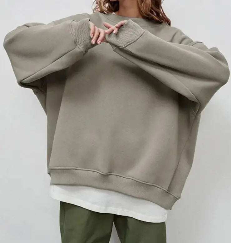 Casual chic oversized sweater for women